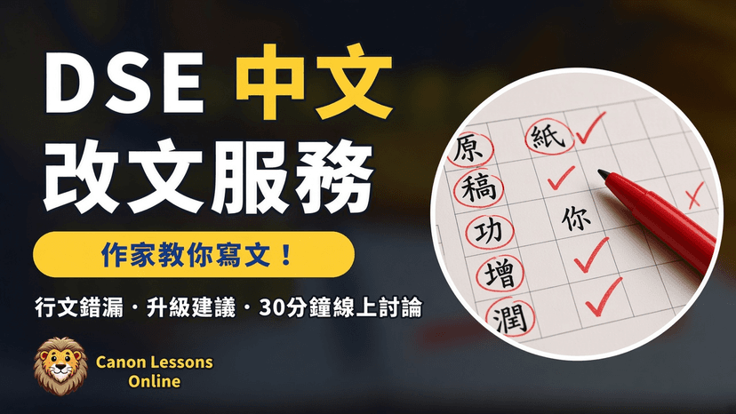DSE 中文卷二 改文服務