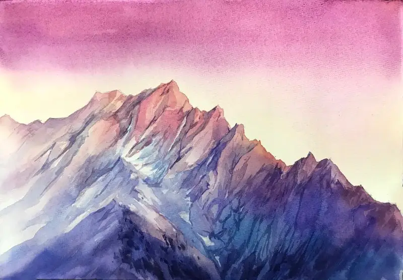 Watercolor – landscape 水彩-風景繪畫 O130