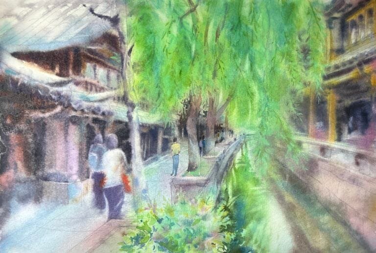 水彩-風景繪畫 219