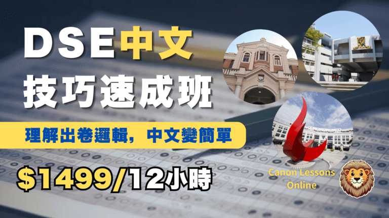 DSE中文 技巧速成班